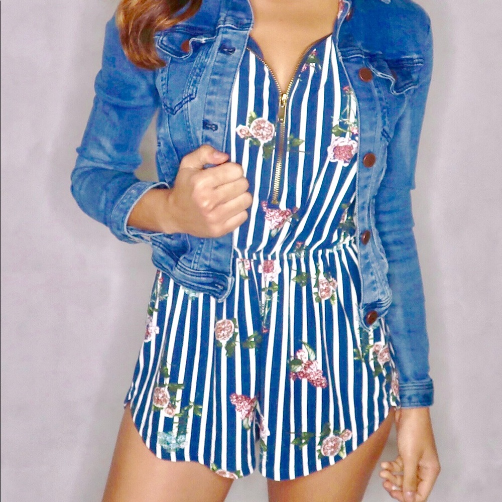 Summer Floral Romper